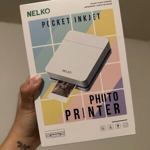 Elk White Pocket Inkjet Photo Printer